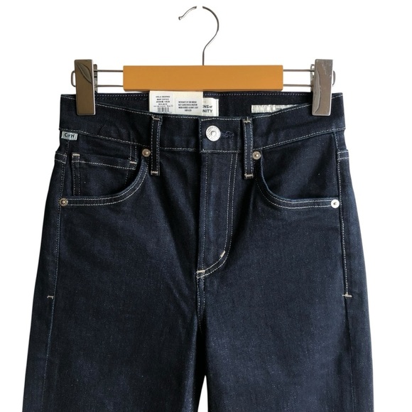 Citizens of Humanity Isola Cropped Boot Jeans Size 23 Solace Indigo Wash NWT NEW - Picture 4 of 15